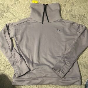 Under Armour Lavender High-Neck Sweatshirt